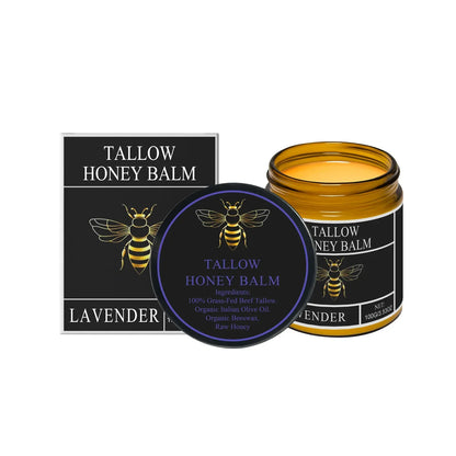 Tallow Honey Balm Firming Nourishing & Hydrating Skin Care Smoothing Soothe Skin Improves Elasticity Tallow Honey Moisturizer